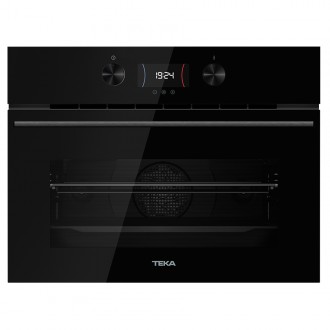 Електрична духова шафа + мікрохвильовка Teka Full Black HLC 8440 C FBK (111160028) чорне скло