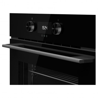 Електрична духова шафа + мікрохвильовка Teka Full Black HLC 8440 C FBK (111160028) чорне скло