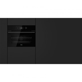 Електрична духова шафа + мікрохвильовка Teka Full Black HLC 8440 C FBK (111160028) чорне скло