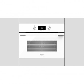 Електрична духова шафа + мікрохвильовка Teka UrbanColor HLC 8440 C WH (111160011) біле скло