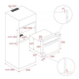 Електрична духова шафа + мікрохвильовка Teka UrbanColor HLC 8440 C WH (111160011) біле скло