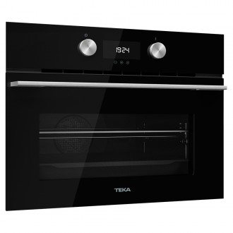 Електрична духова шафа Teka UrbanColor HLC 8400 BK (111130003) чорне скло Електрична духова шафа Teka UrbanColor HLC 8400 BK (111130003) чорне скло