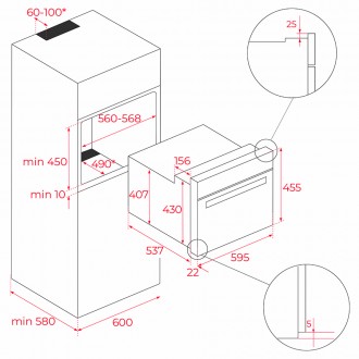 Микроволновая печь встраиваемая Teka UrbanColor MLC 8440 ST (111160025) серый камень / стекло Микроволновая печь встраиваемая Teka UrbanColor MLC 8440 ST (111160025) серый камень / стекло