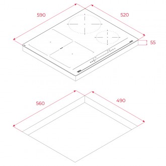 Індукційна варильна поверхня Teka Easy IBF 64200 S (112520034) чорне скло