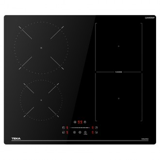 Індукційна варильна поверхня Teka Easy IBF 64210 SSM BK (112520052) чорне скло Індукційна варильна поверхня Teka Easy IBF 64210 SSM BK (112520052) чорне скло
