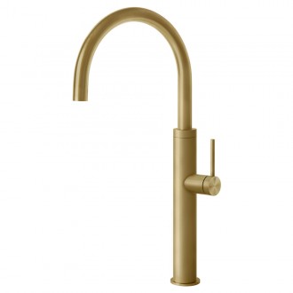 Смеситель кухонный Gessi 316 Kitchen Flessa латунь брашированная PVD (60016#727) Смеситель кухонный Gessi 316 Kitchen Flessa латунь брашированная PVD (60016#727)