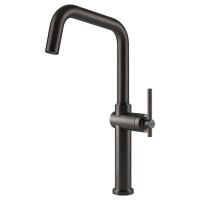 Змішувач кухонний Gessi Habito чорний метал браширований PVD (60650#707)
