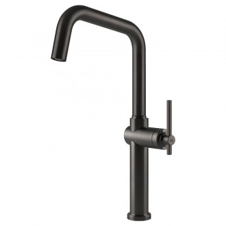Змішувач кухонний Gessi Habito чорний метал браширований PVD (60650#707) Змішувач кухонний Gessi Habito чорний метал браширований PVD (60650#707)