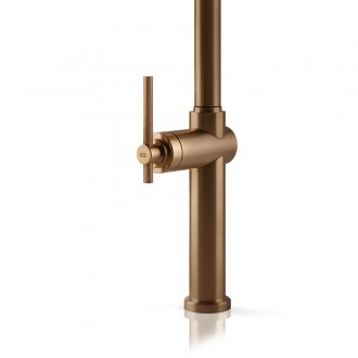Змішувач кухонний Gessi Habito мідь браширована PVD (60650#708) Змішувач кухонний Gessi Habito мідь браширована PVD (60650#708)