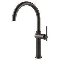 Змішувач кухонний Gessi Habito чорний метал браширований PVD (60670#707)