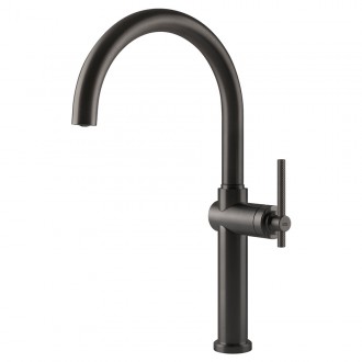 Змішувач кухонний Gessi Habito чорний метал браширований PVD (60670#707) Змішувач кухонний Gessi Habito чорний метал браширований PVD (60670#707)