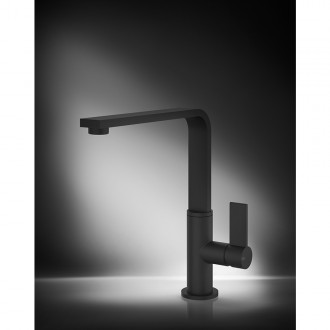 Змішувач кухонний Gessi Helium матовий чорний (17015#299) Змішувач кухонний Gessi Helium матовий чорний (17015#299)