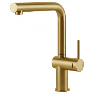 Змішувач кухонний Gessi Inedito золото брашироване PVD (60431#716) Змішувач кухонний Gessi Inedito золото брашироване PVD (60431#716)