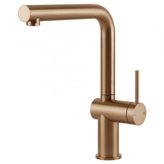 Змішувач кухонний Gessi Inedito бронза браширована PVD (60431#726) Змішувач кухонний Gessi Inedito бронза браширована PVD (60431#726)