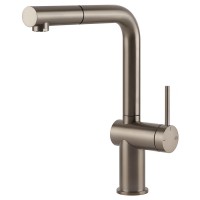 Змішувач кухонний з висувним виливом Gessi Inedito нержавіюча сталь (60433#149)