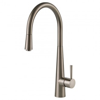 Змішувач кухонний з висувним виливом Gessi Just нержавіюча сталь (20577#149)