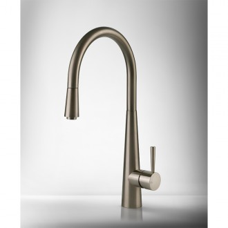 Змішувач кухонний з висувним виливом Gessi Just хром (20577#031)