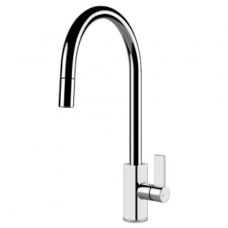 Смеситель кухонный с выдвижным изливом Gessi Monaco хром (17163#031) Смеситель кухонный с выдвижным изливом Gessi Monaco хром (17163#031)