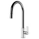 Змішувач кухонний з висувним виливом Gessi Monaco хром (17163#031)