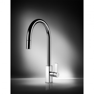 Смеситель кухонный с выдвижным изливом Gessi Monaco хром (17163#031) Смеситель кухонный с выдвижным изливом Gessi Monaco хром (17163#031)