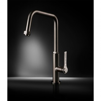Смеситель кухонный однорычажный Officine Gessi бронза брашированная PVD (60051#726)