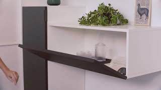 Декоративная накладка для петли SALICE PACTA (SRXB78A0XXXXF) черная - Видео 1