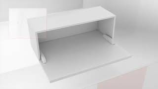 Декоративная накладка для петли SALICE PACTA (SRXB78A0XXXXF) черная - Видео 3