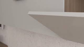 Декоративная накладка для петли SALICE PACTA (SRXB78ACXXXXF) шампань - Видео 2